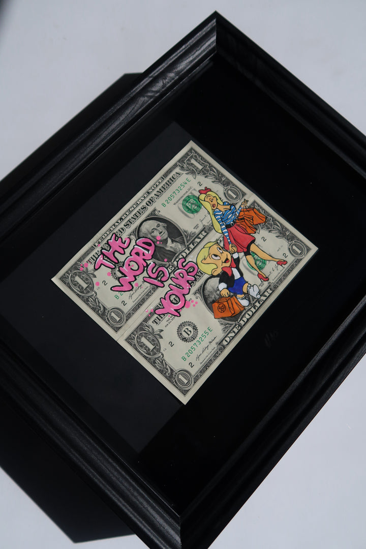 Limited Edition "Sugar Daddy Richie" Double Dollar Bills