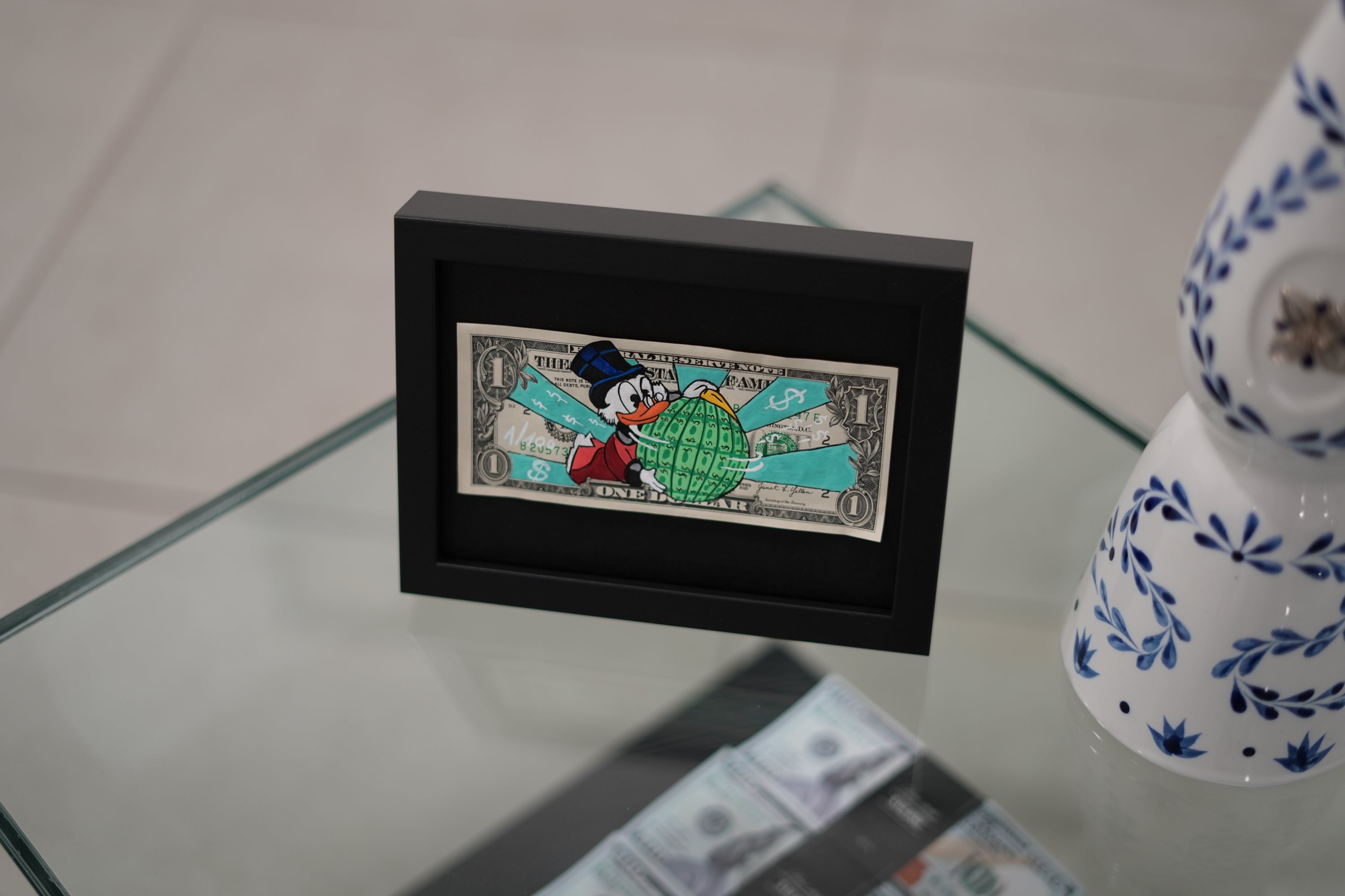 Limited Edition "Money Globe" Dollar Bill