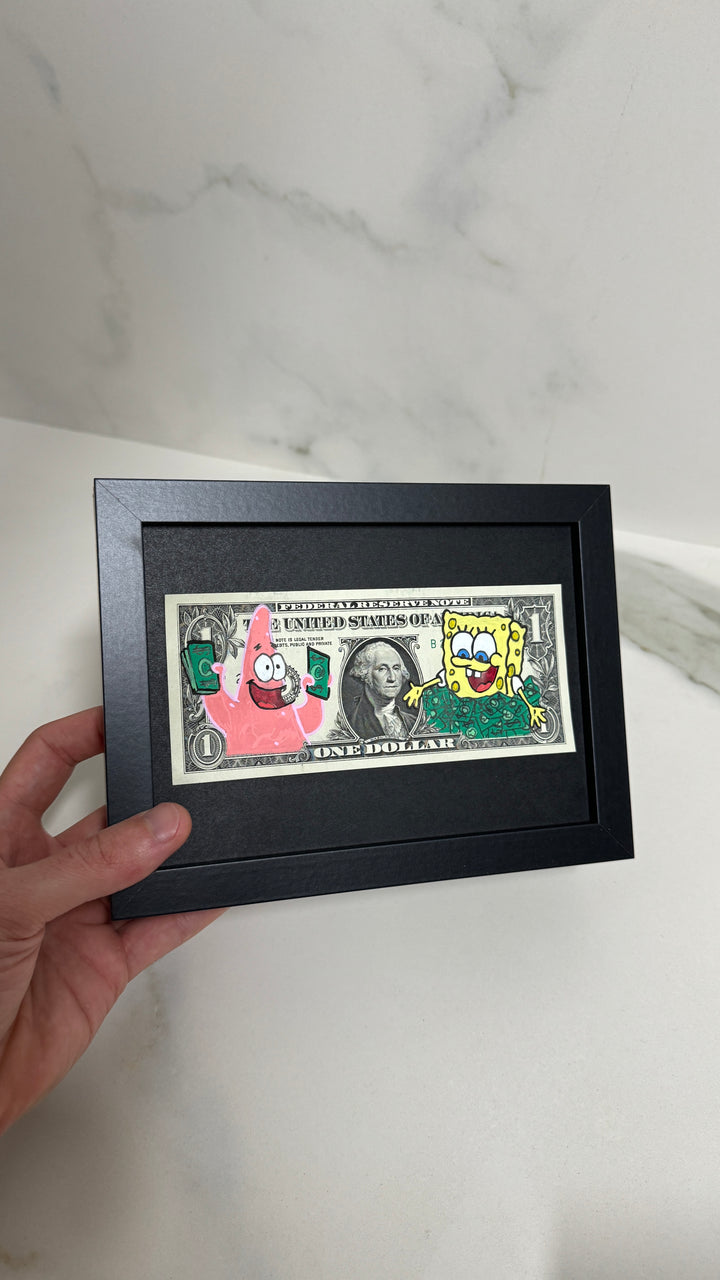 Limited Edition "Rich SpongeBob & Patrick" Dollar Bill