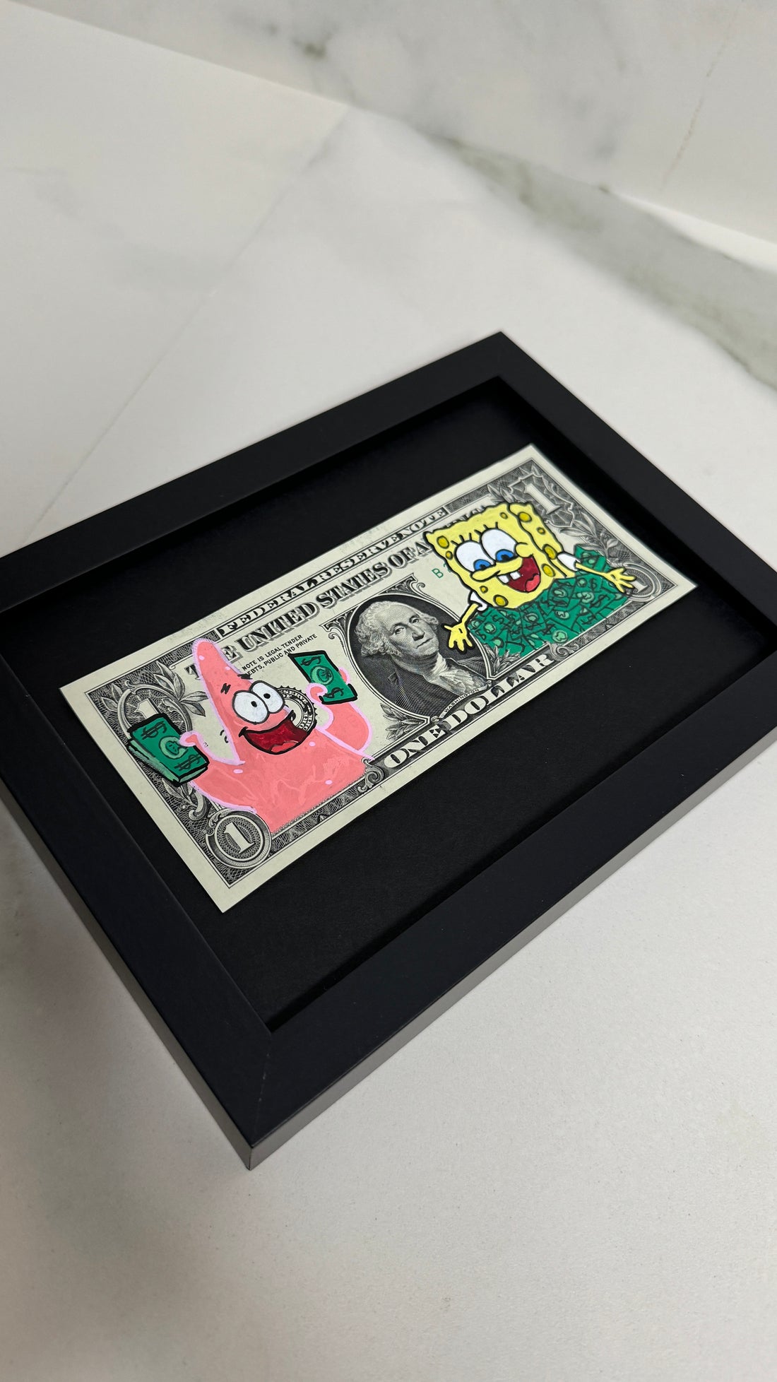 Limited Edition "Rich SpongeBob & Patrick" Dollar Bill