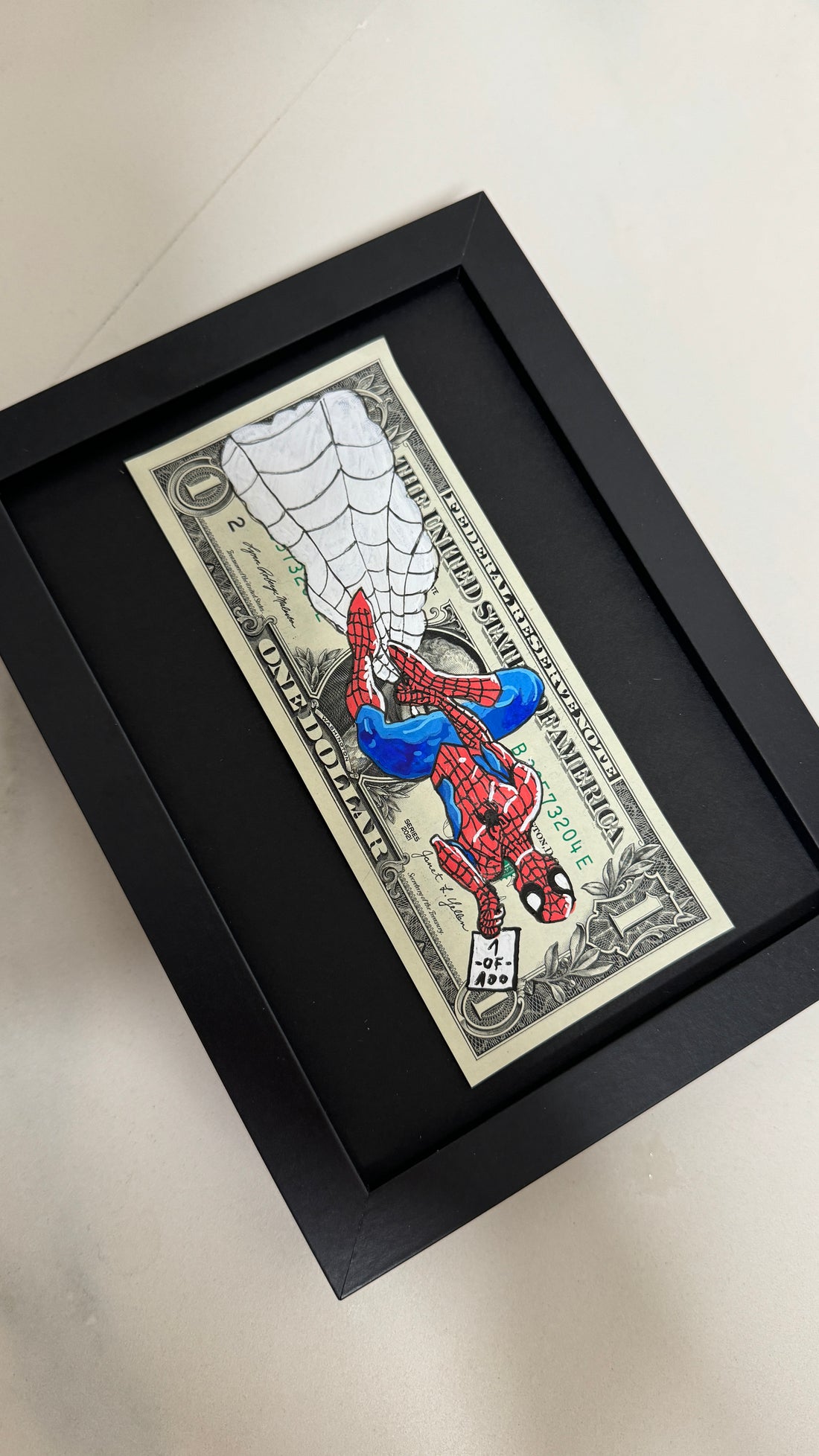 Limited Edition "Spider-Man" Dollar Bill