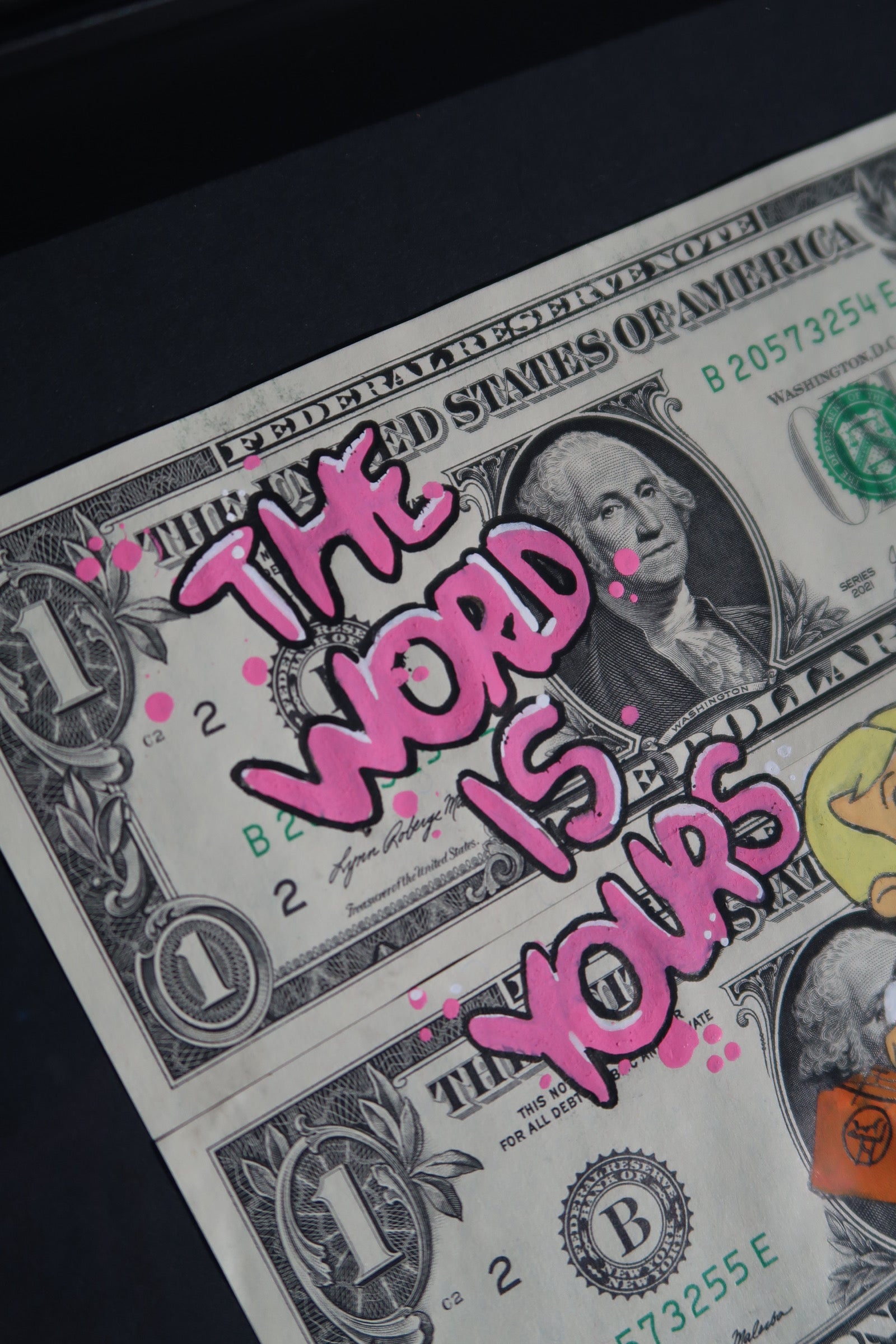 Limited Edition "Sugar Daddy Richie" Double Dollar Bills