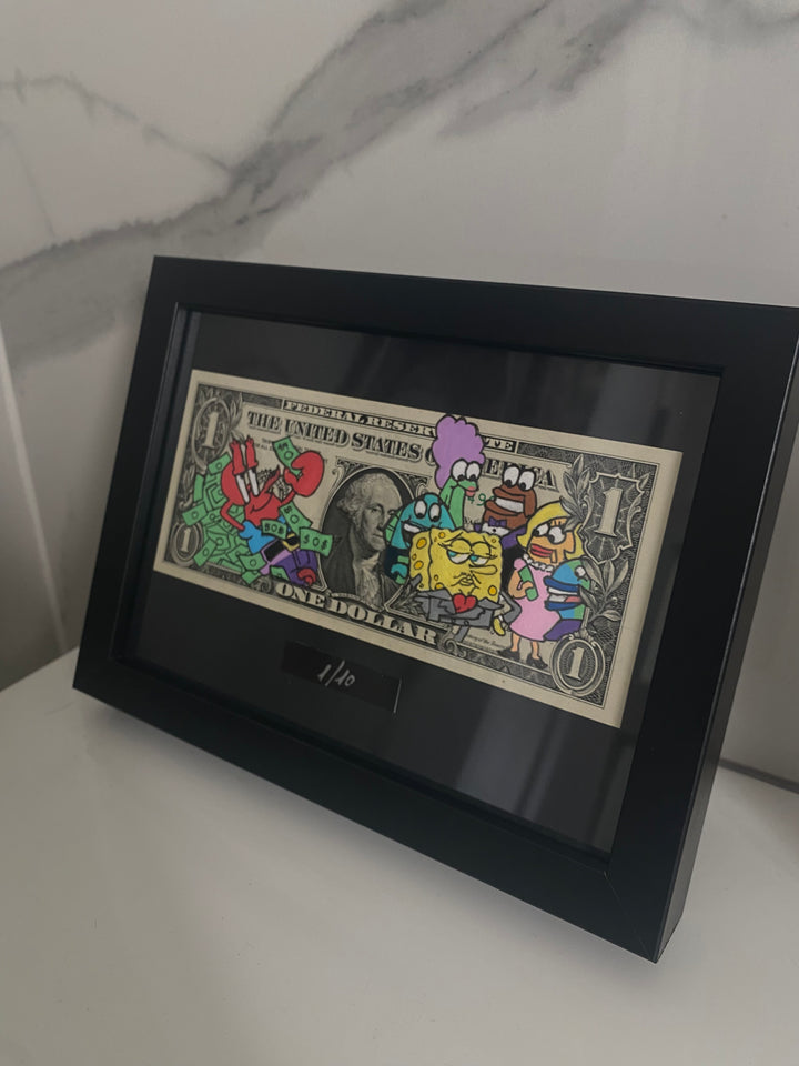 Limited Edition "SpongeBob" Dollar Bill