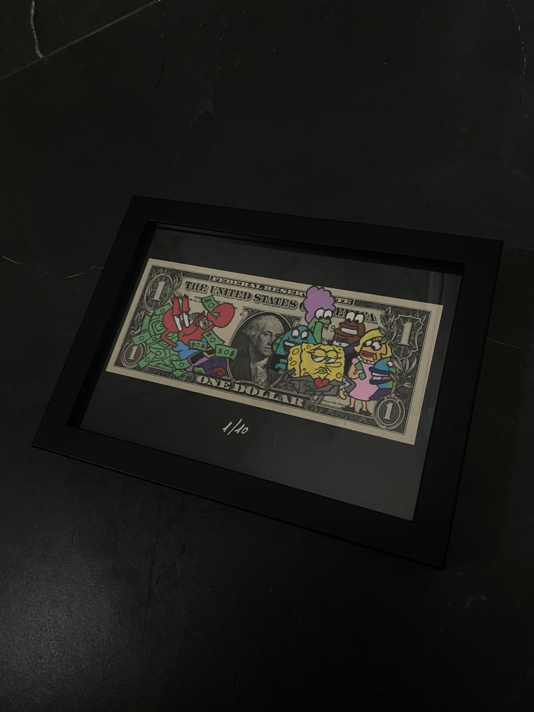 Limited Edition "SpongeBob" Dollar Bill