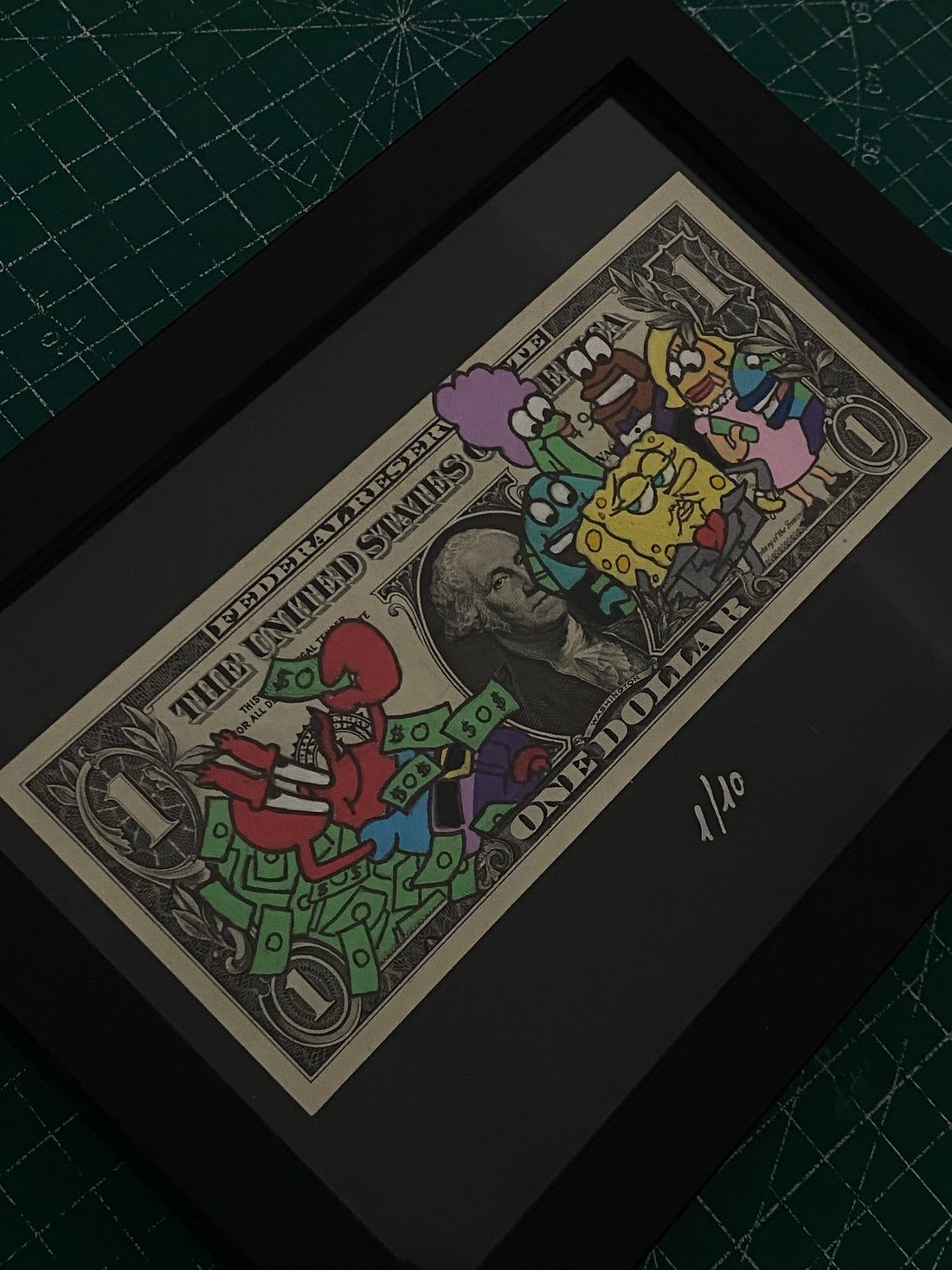 Limited Edition "SpongeBob" Dollar Bill