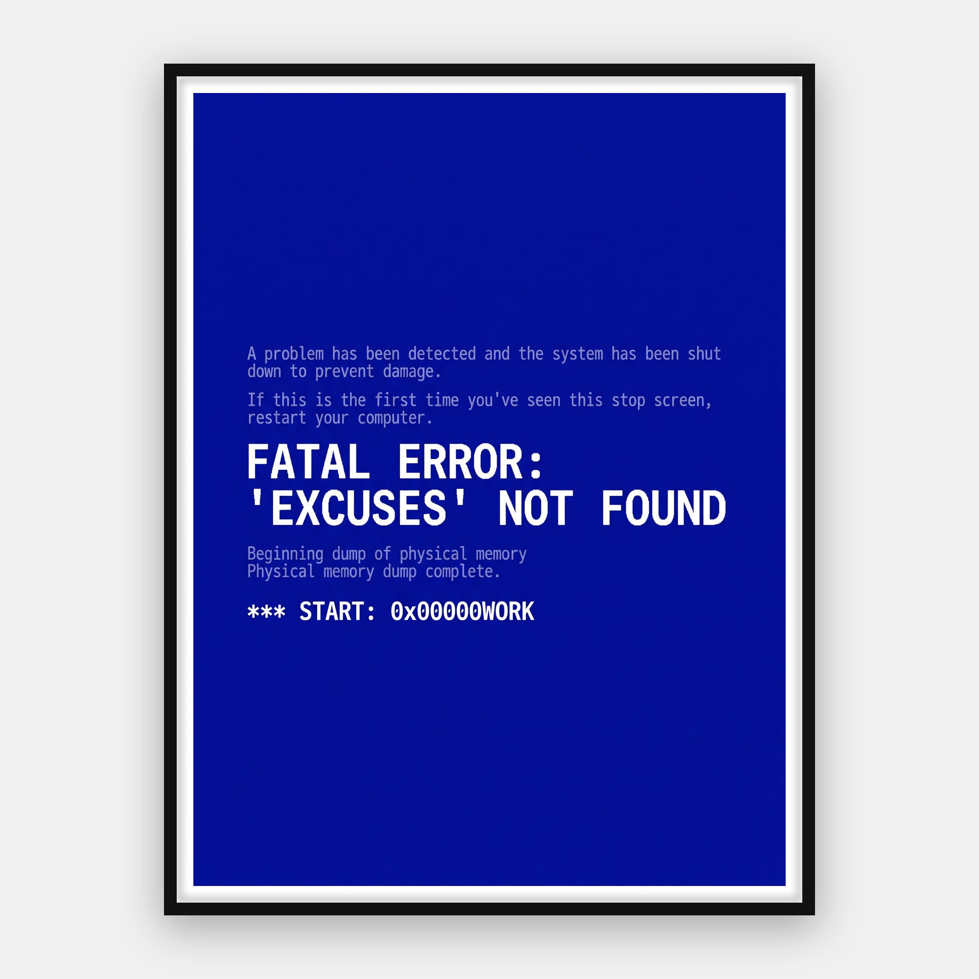 Excuses Not Found