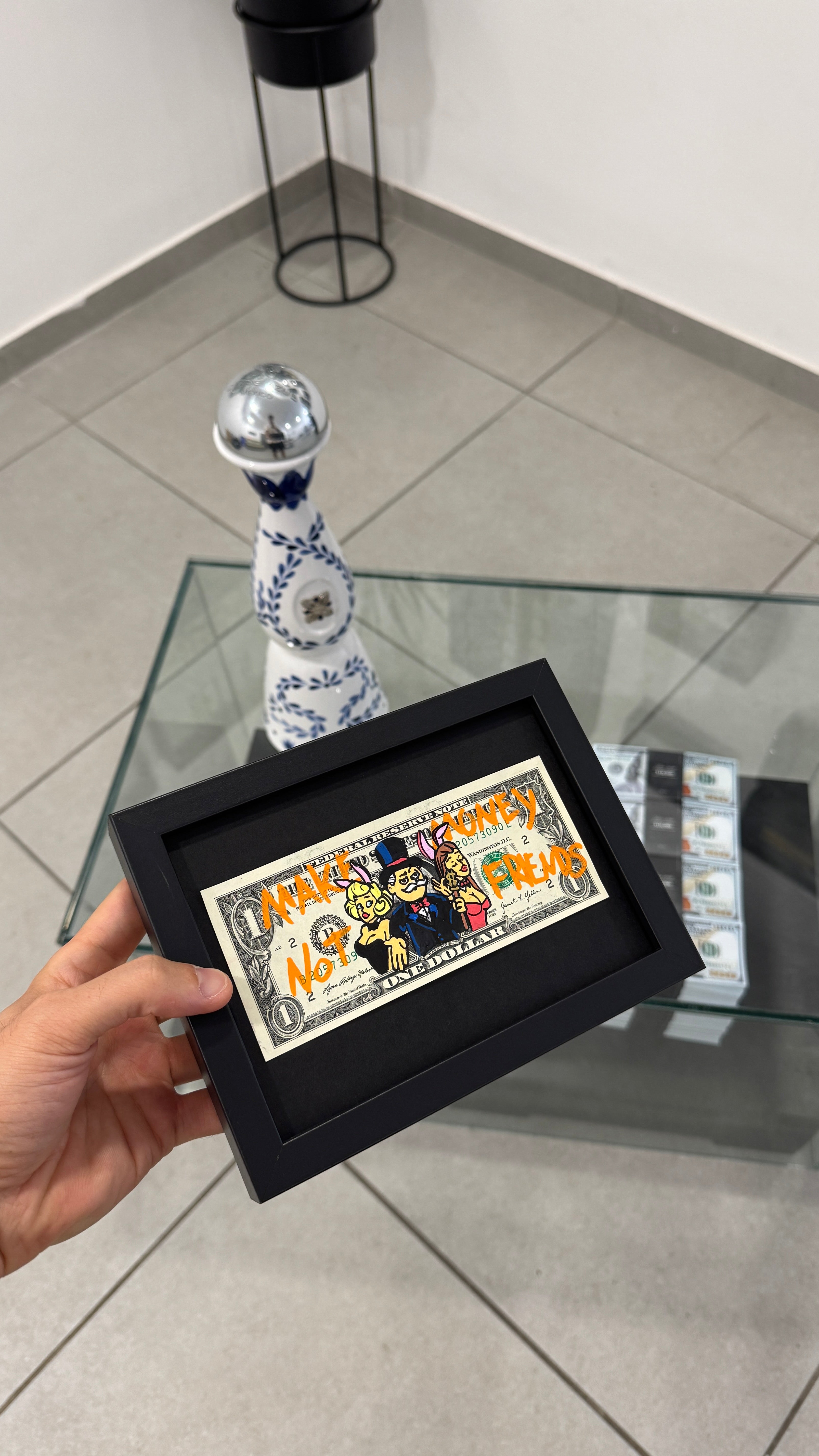 Limited Edition "Make Money Not Friends" Dollar Bill