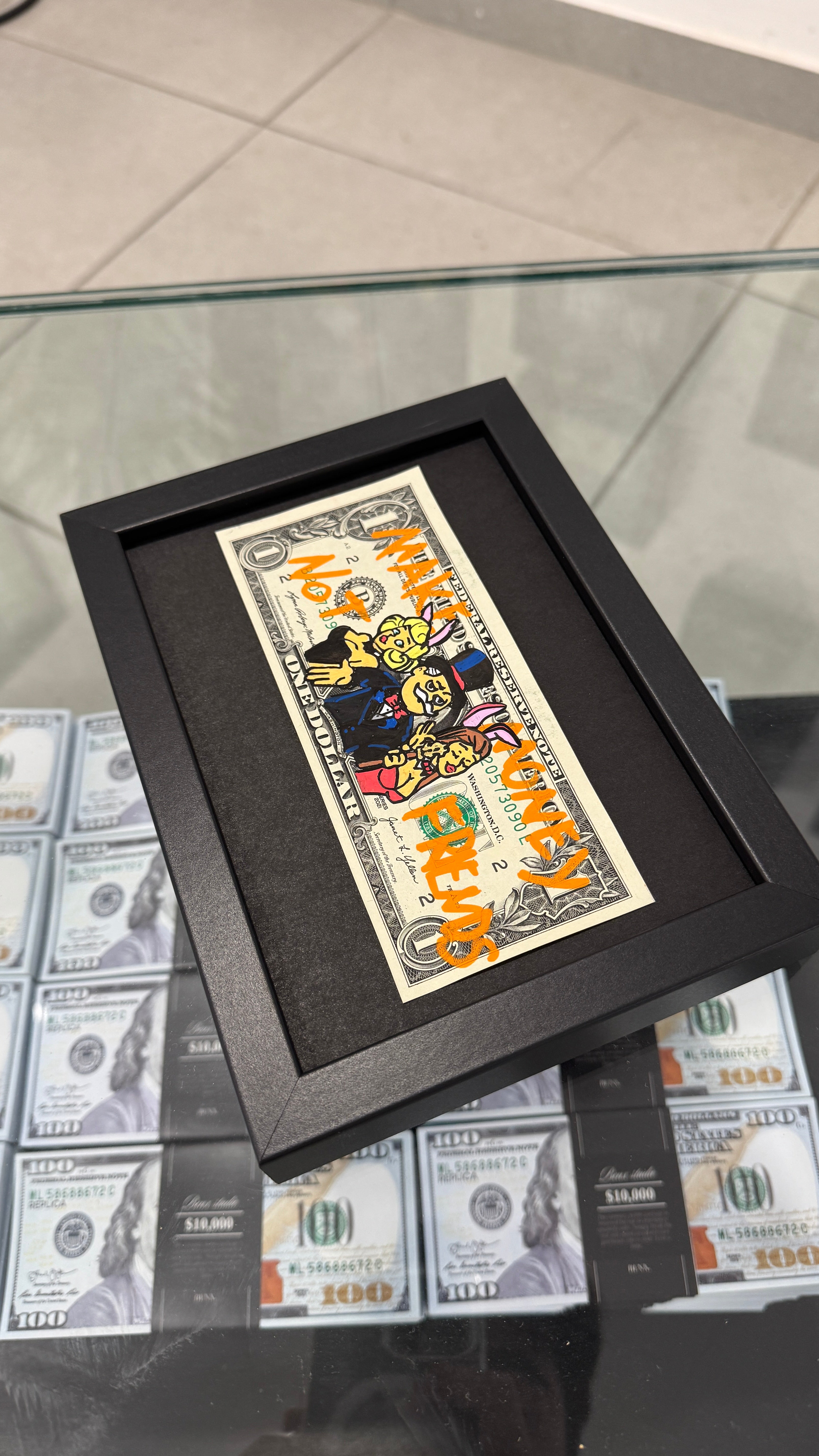 Limited Edition "Make Money Not Friends" Dollar Bill