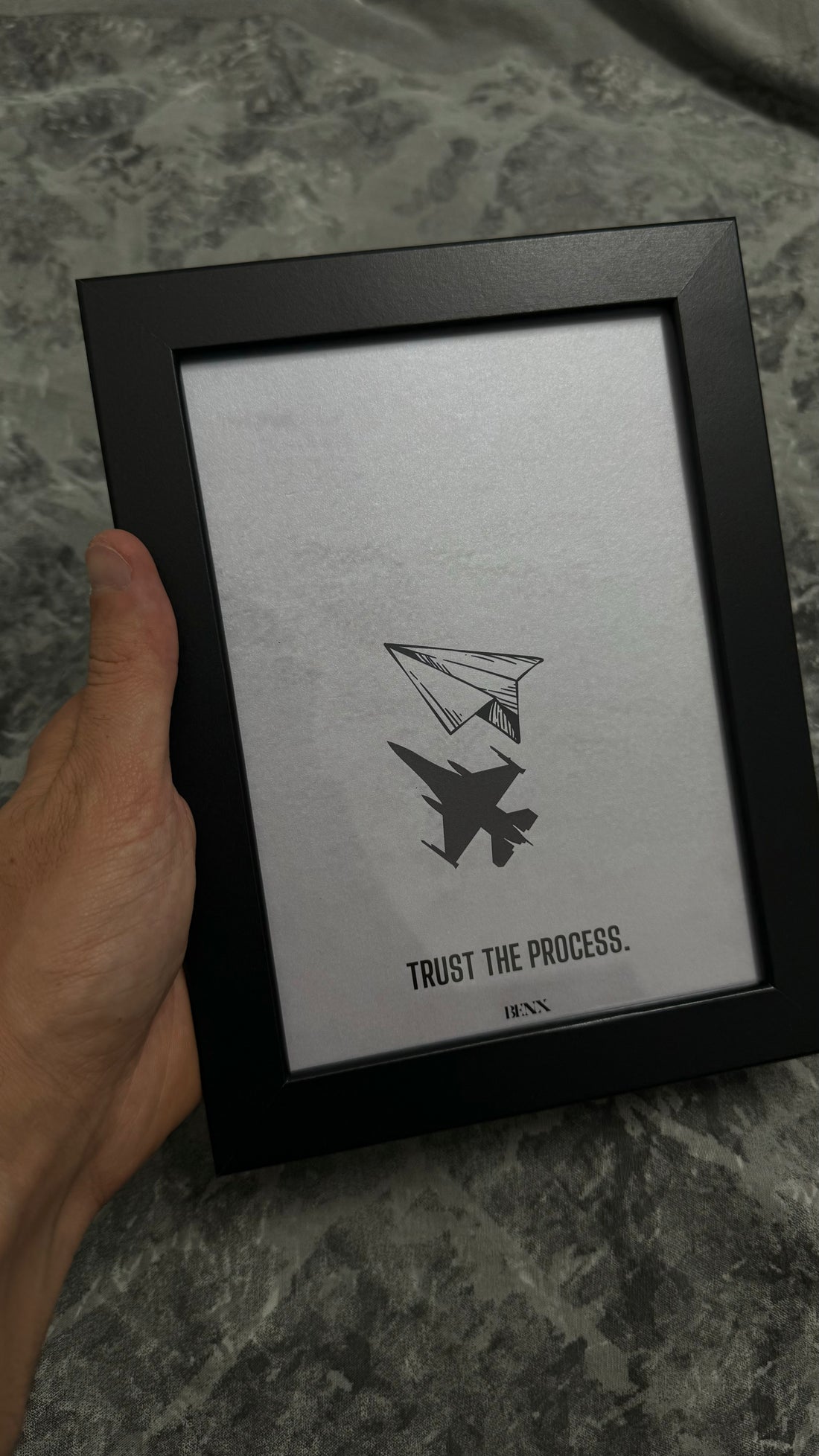 Trust The Process Frame