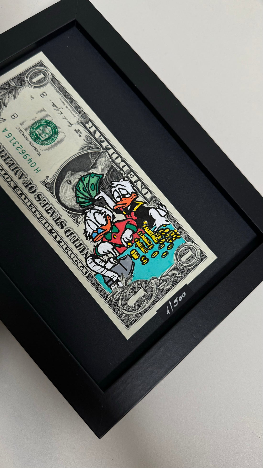 Limited Edition "Scrooge McDuck" Dollar Bill