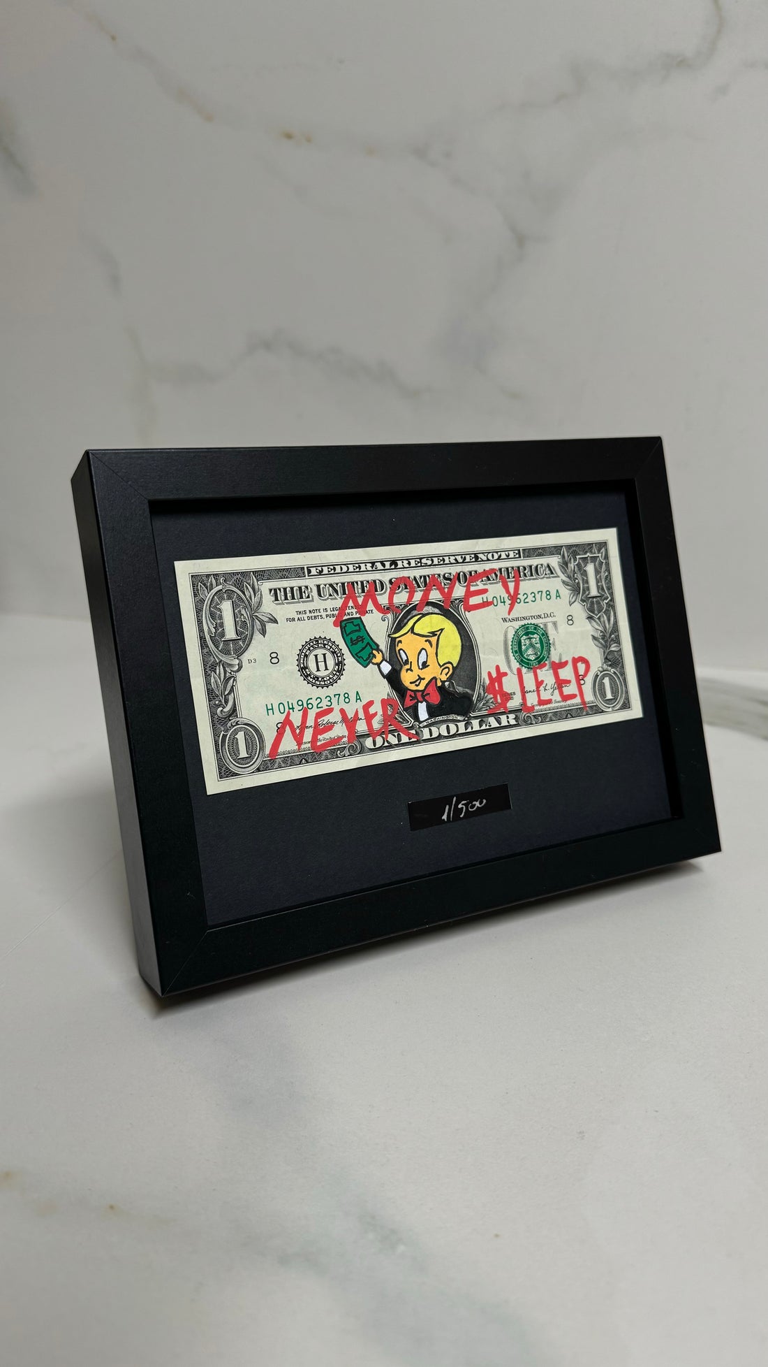 Limited Edition "Richie Rich" Dollar Bill