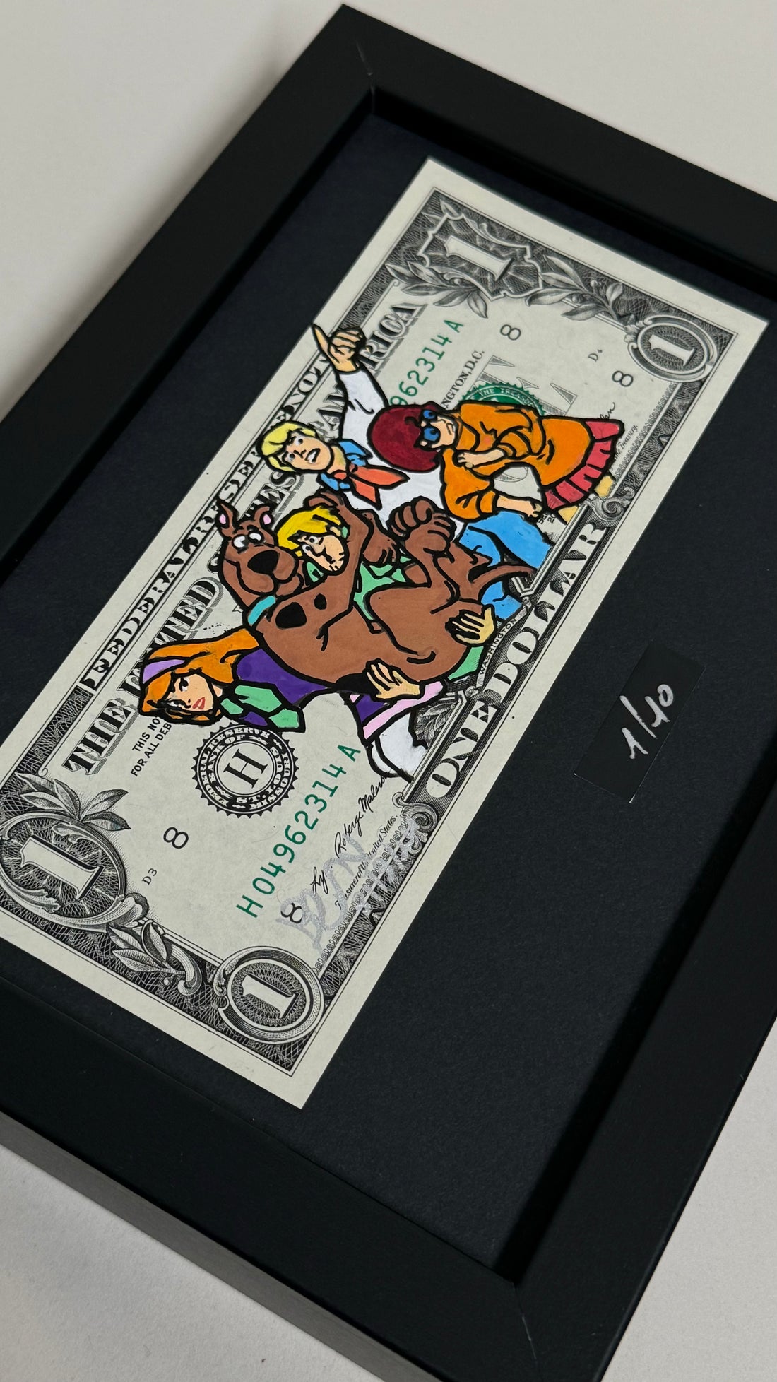 Limited Edition "Scooby-Doo" Dollar Bill