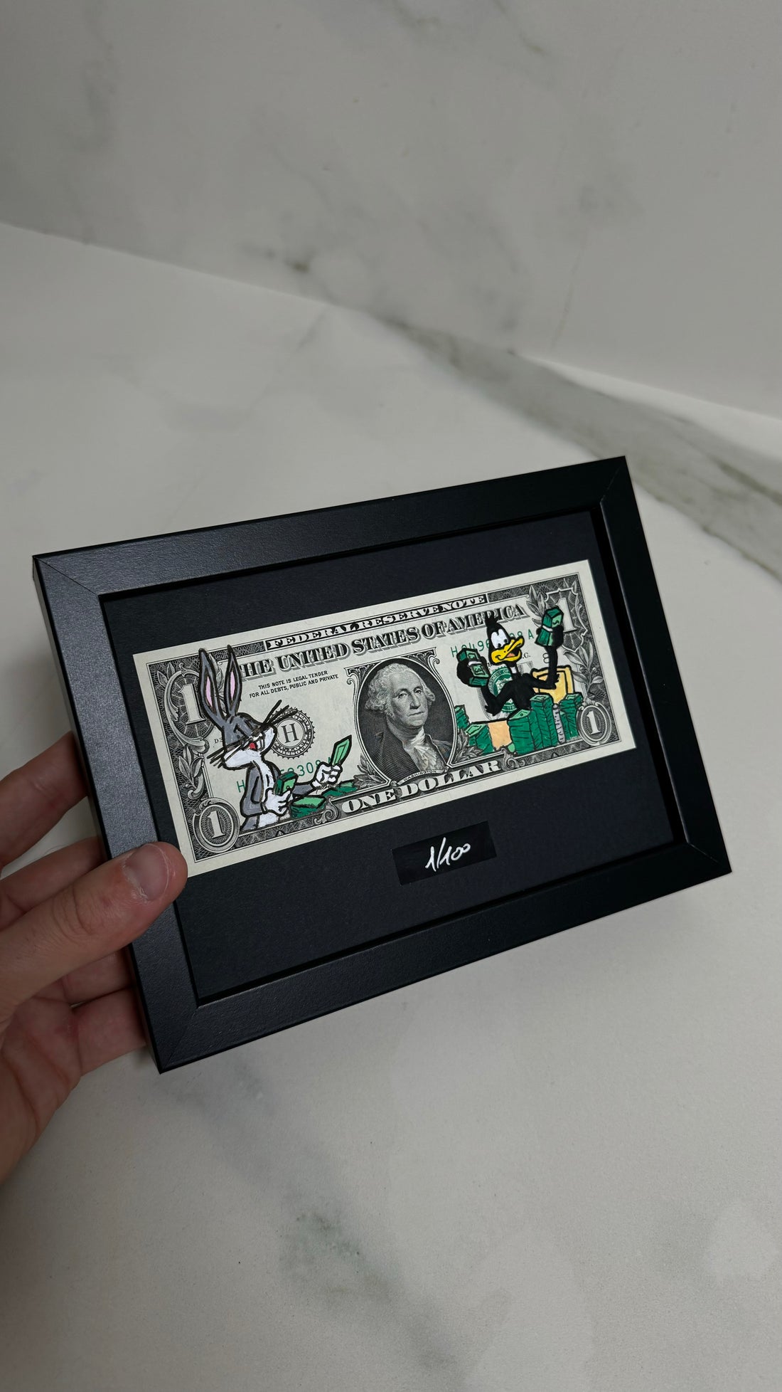 Limited Edition "Bugs Bunny" Dollar Bill