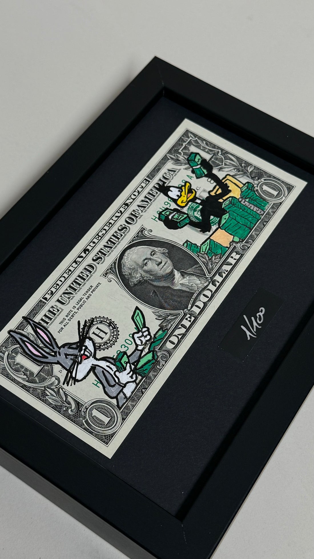 Limited Edition "Bugs Bunny" Dollar Bill