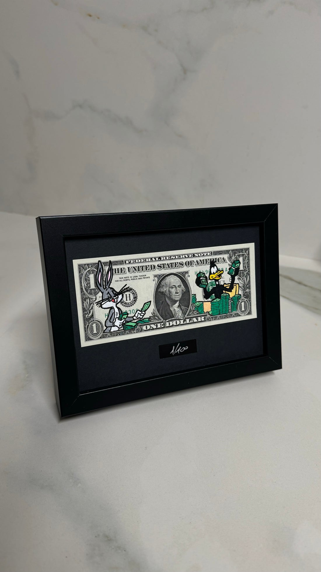 Limited Edition "Bugs Bunny" Dollar Bill