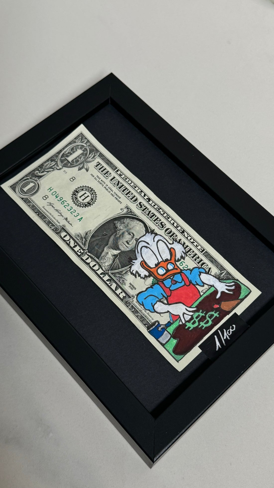 Limited Edition "Scrooge McDuck" II Dollar Bill