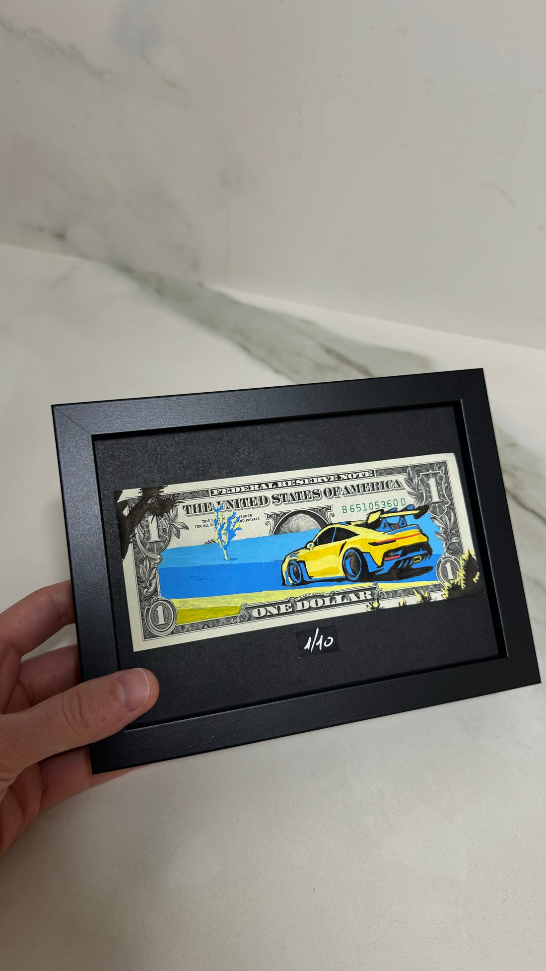 Limited Edition "Porsche" Dollar Bill