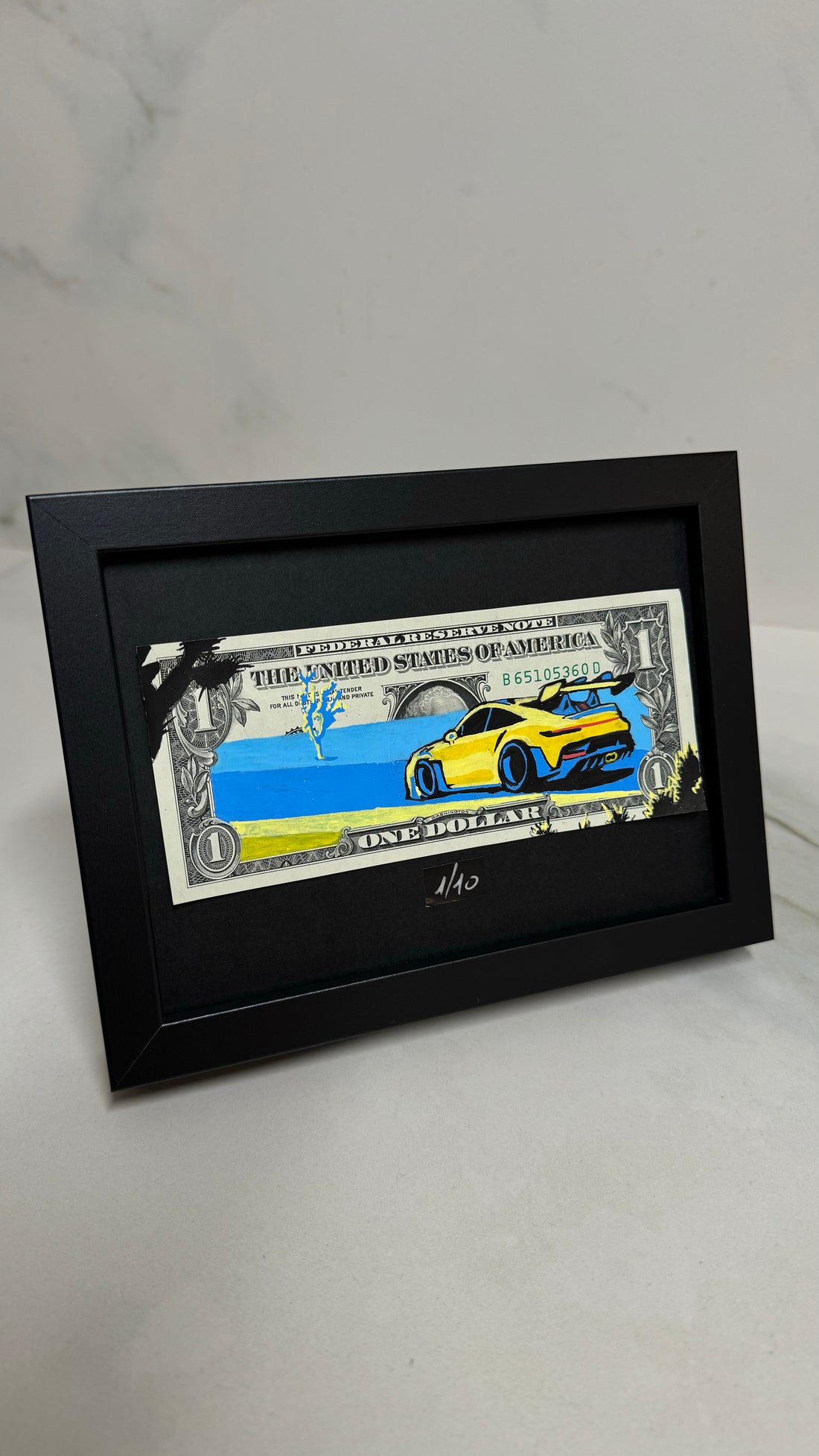 Limited Edition "Porsche" Dollar Bill