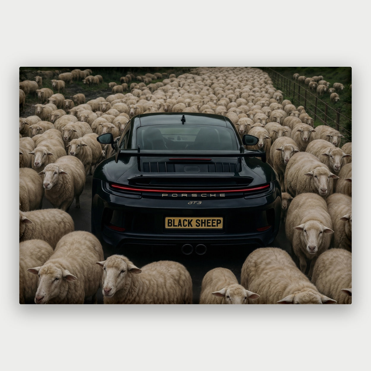 The Black Sheep - Porsche Canvas