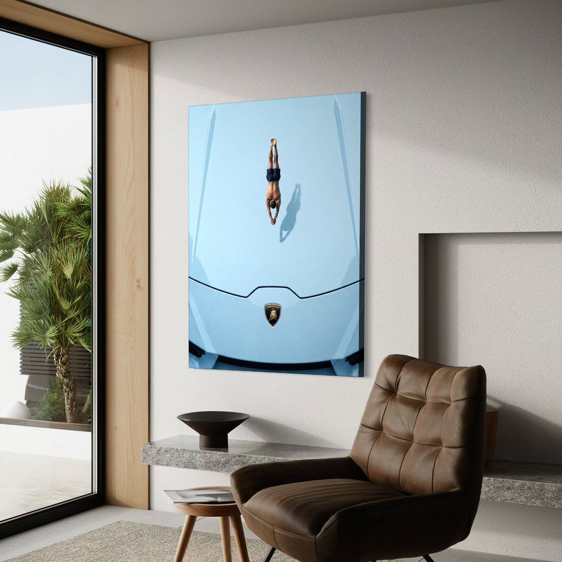 Car Swimming Canvas