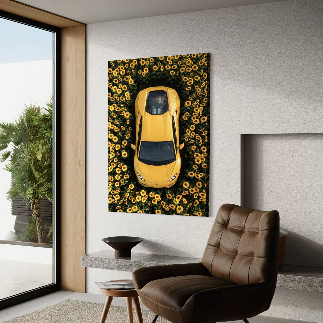 Lamborghini - Sunflower Garden Canvas