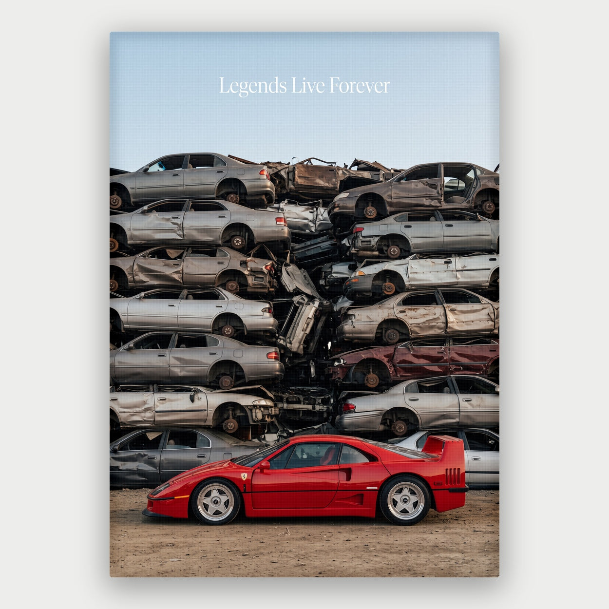 Legends Live Forever Canvas