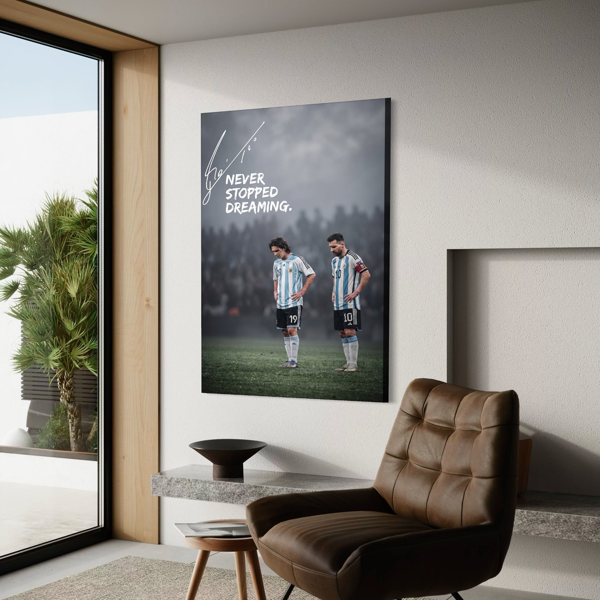 Messi - Never Stopped Dreaming Canvas
