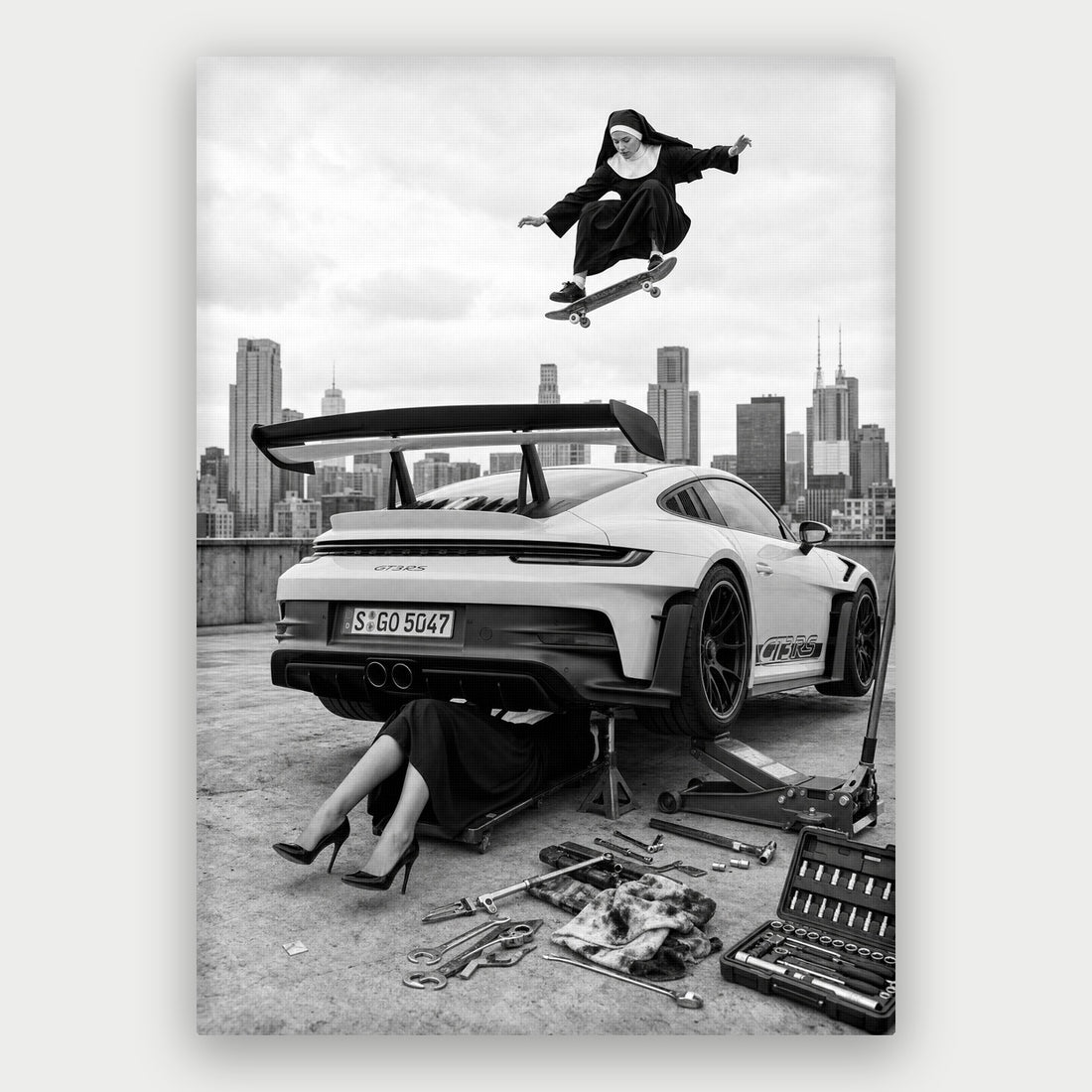 The Flying Nun Canvas