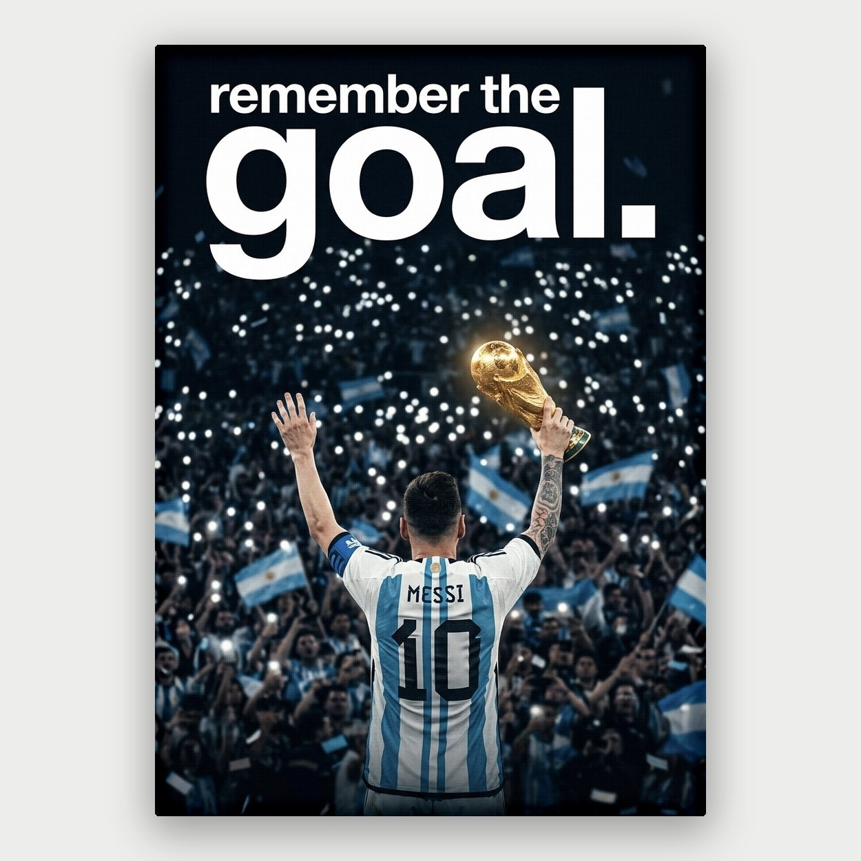 Messi - The Goal Canvas