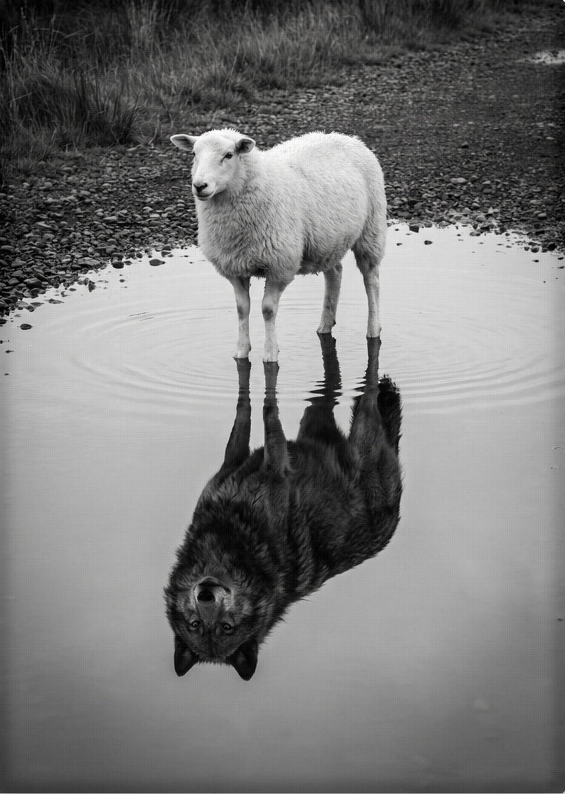 The Inner Wolf Canvas