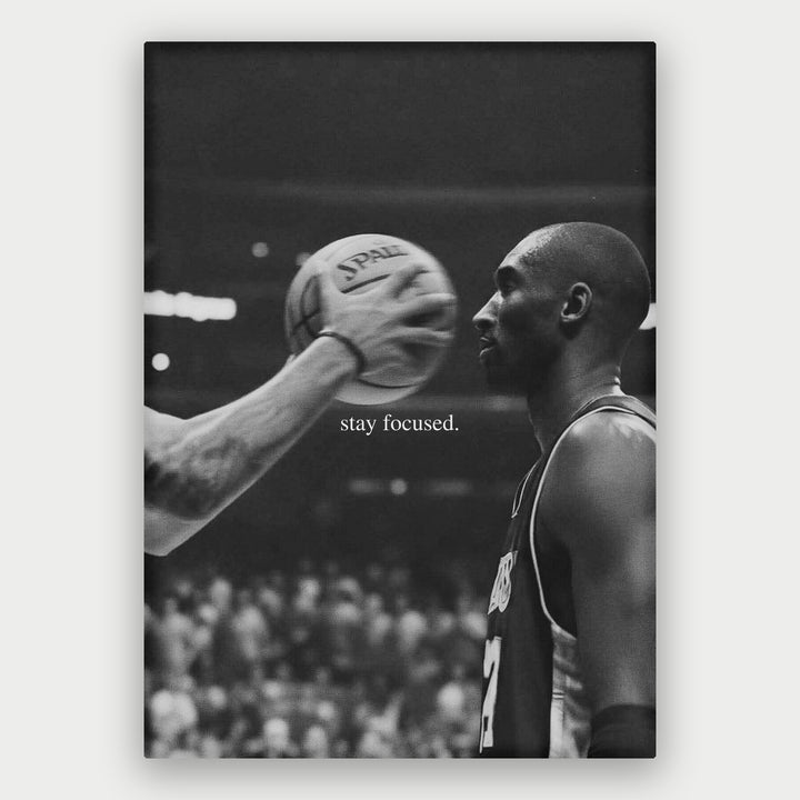Kobe Bryant - Stay Focused Canvas