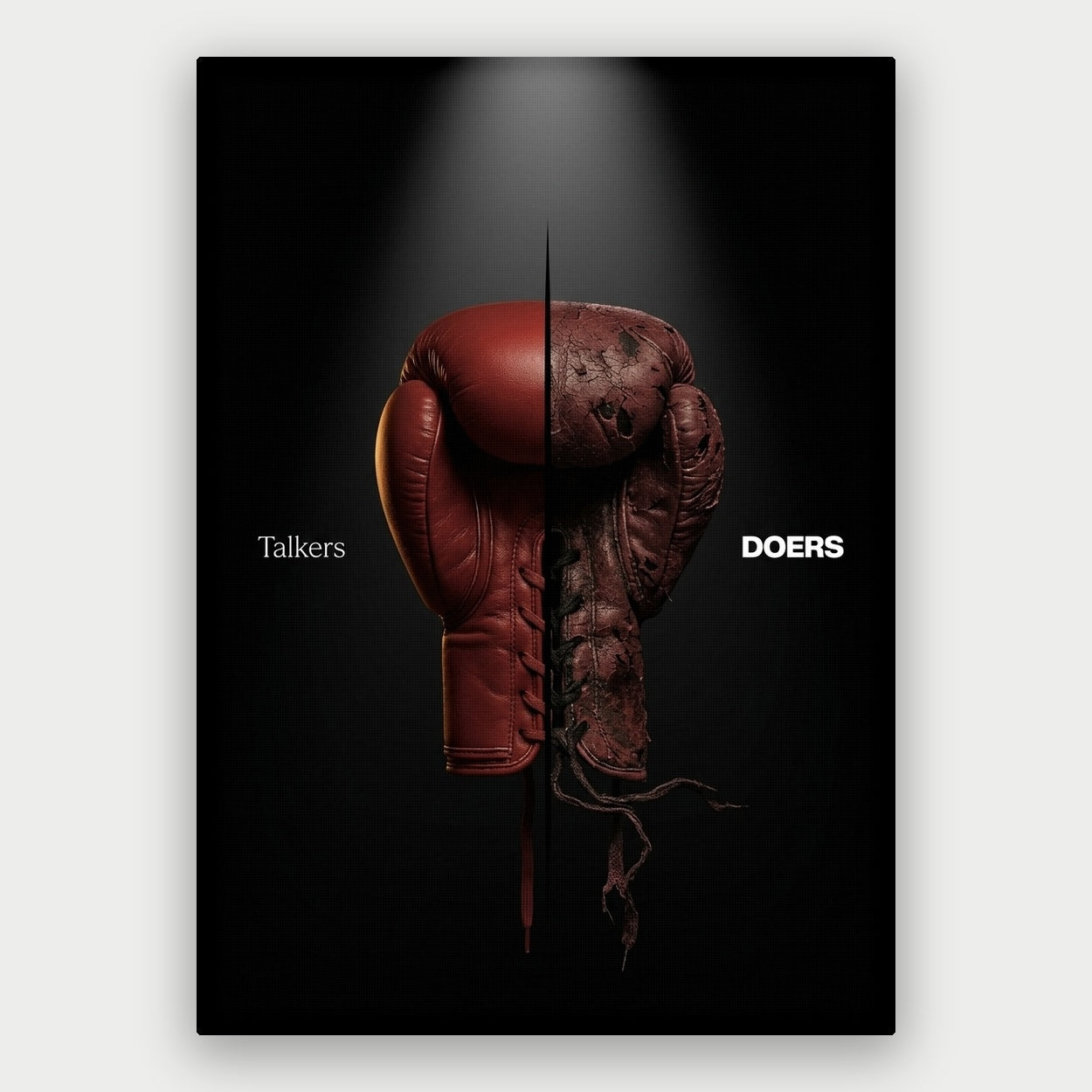 Talkers VS Doers Canvas