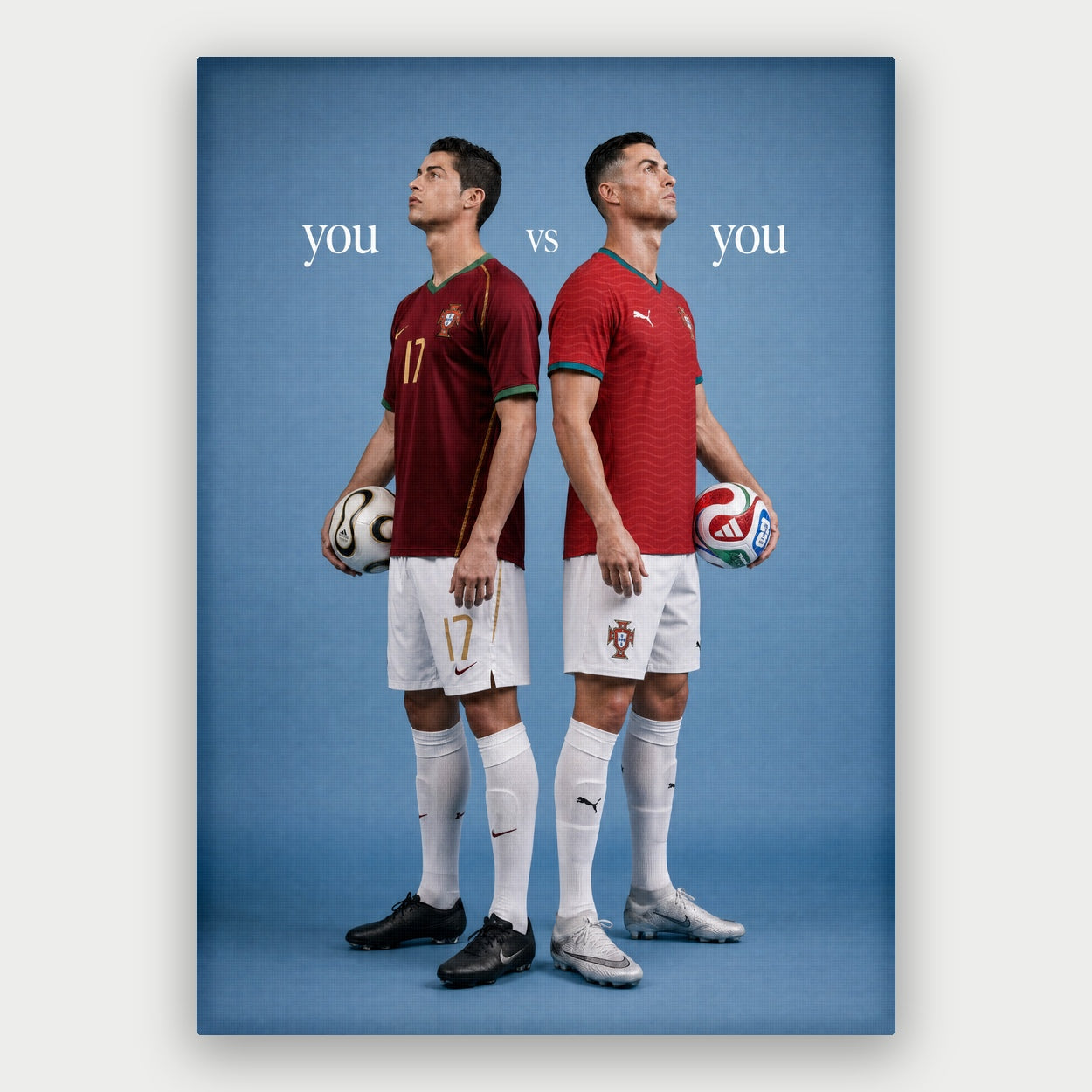 Cristiano Ronaldo - You VS You Canvas